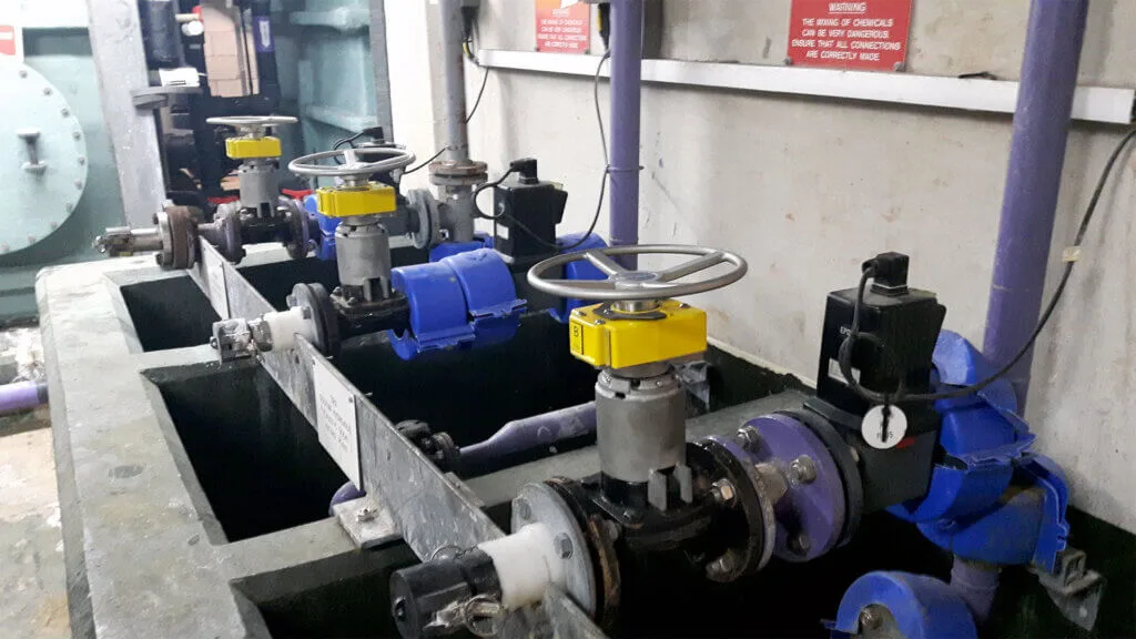 Kimyasal bosaltma hatti